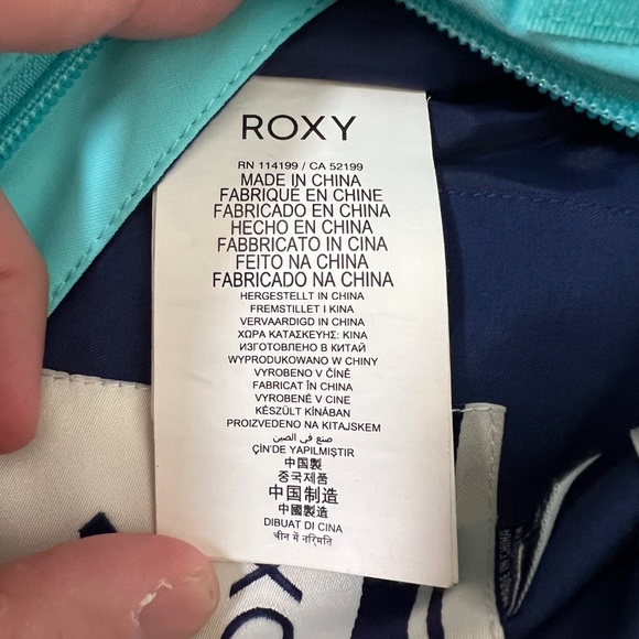 Roxy Girls Toddler Blue Insulated Snow Sport Bibs NWOT - Picture 9 of 10